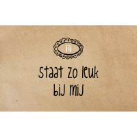 Wenskaart Jij staat zo leuk bij mij